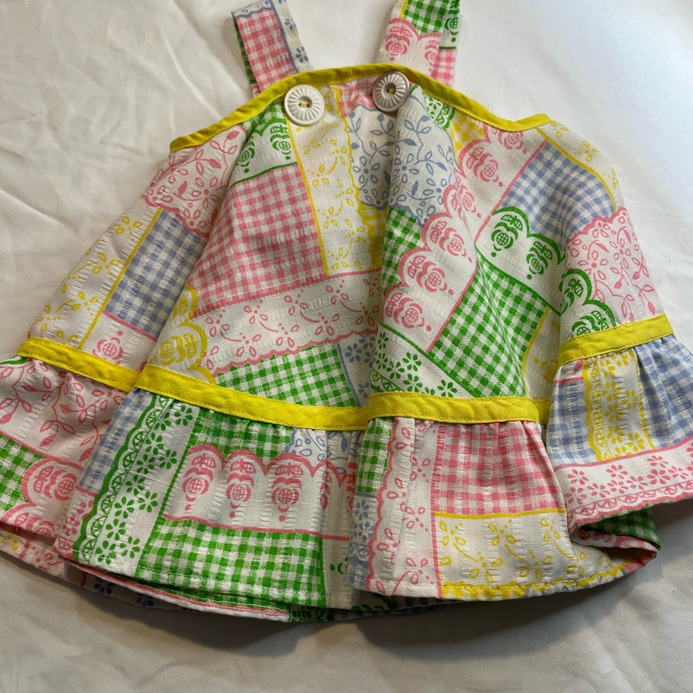 Colorful Patchwork Kids Dress
